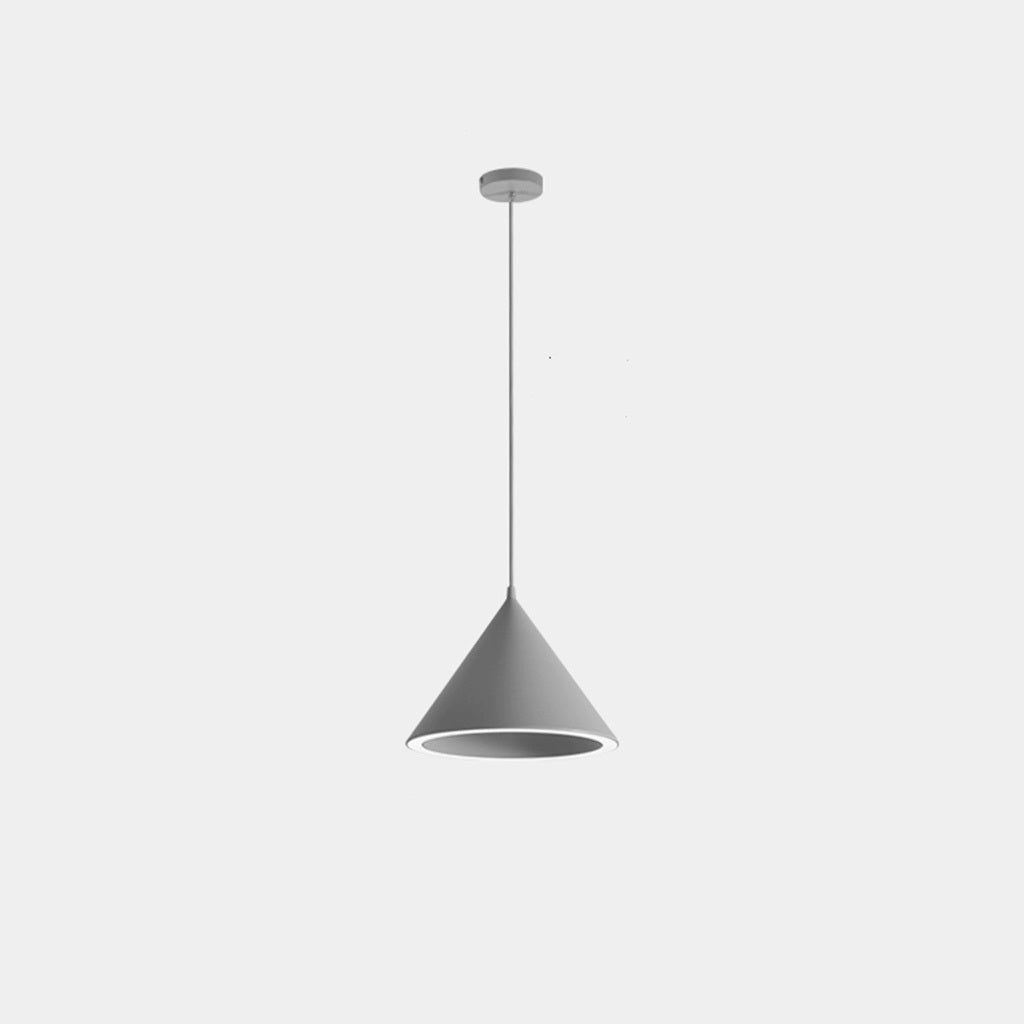 Suspension Nordique Simple Cône LED Multicolore