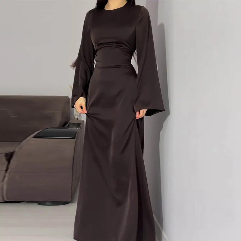 Luciena | Round Neck Dress for Women