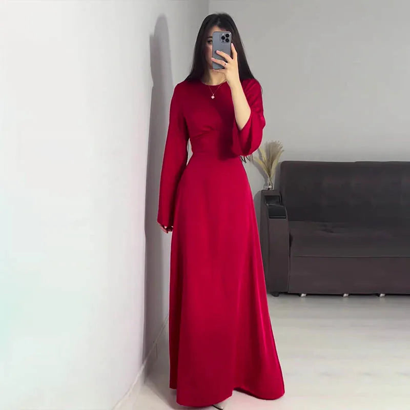 Luciena | Round Neck Dress for Women