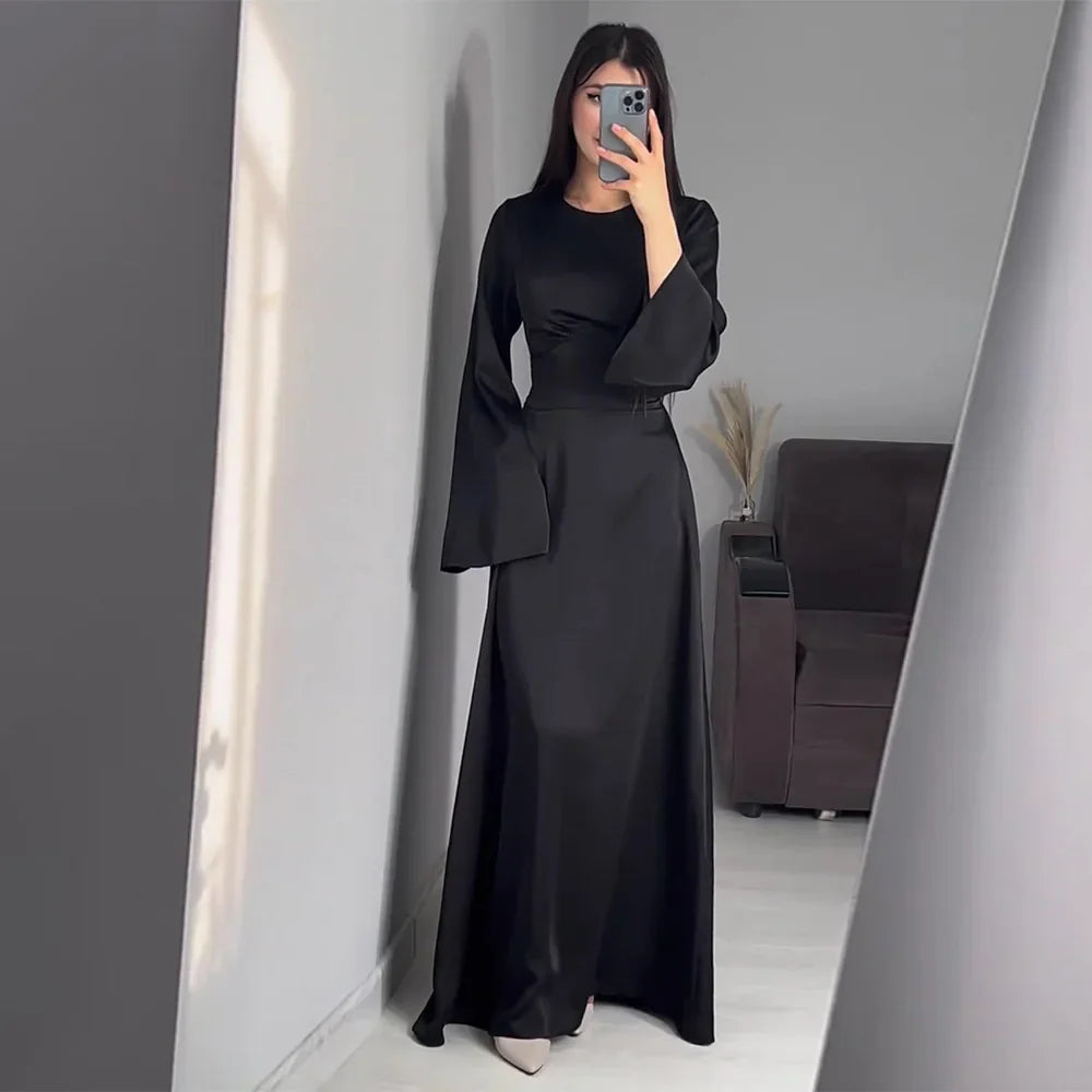Luciena | Round Neck Dress for Women