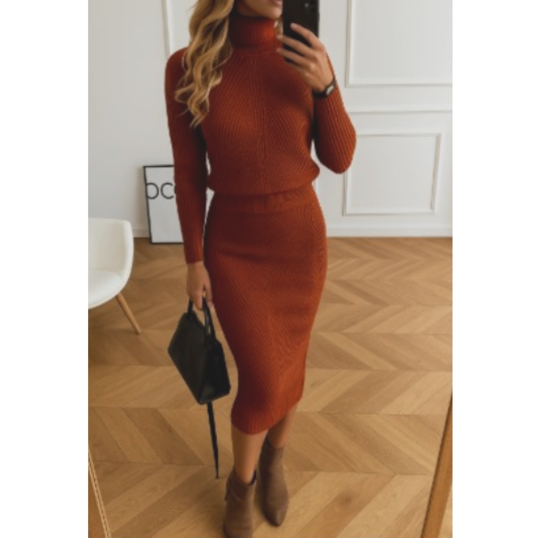 Christa | Comfortable knitted sweater dress