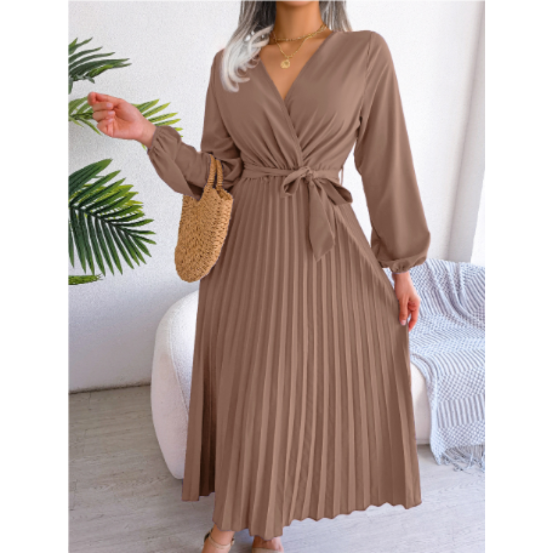 Odette | Robe Élégante Rose pour Femmes