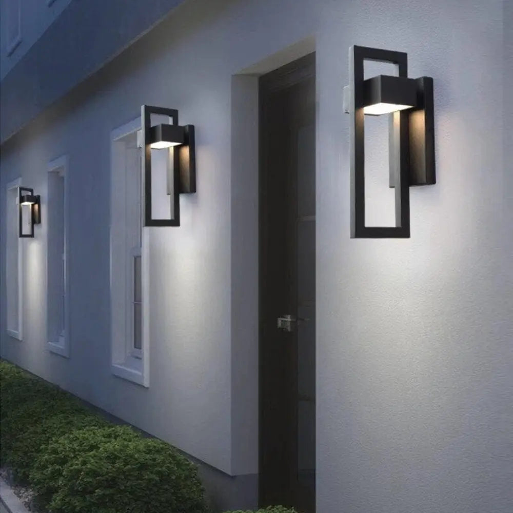 TwilightGlow | Applique Murale Élégante pour Espaces Extérieurs