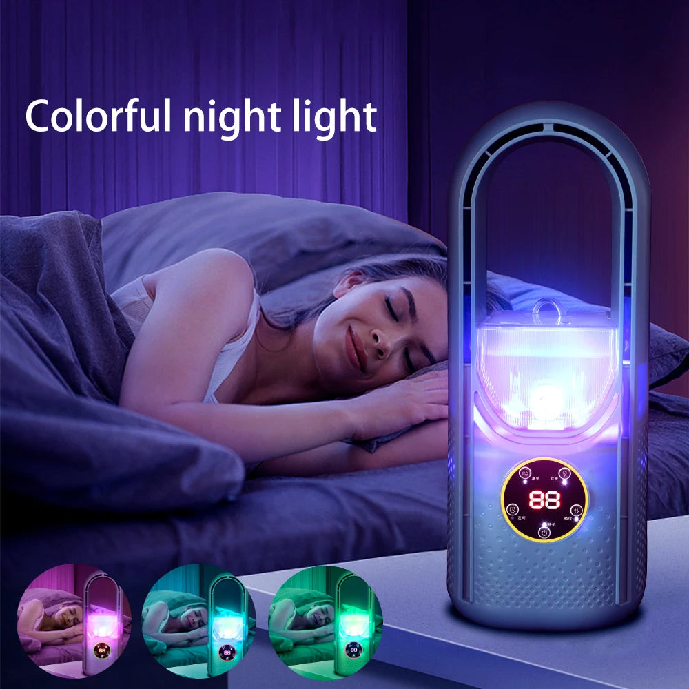 Climatiseur Portable Sans Lame avec Affichage LED