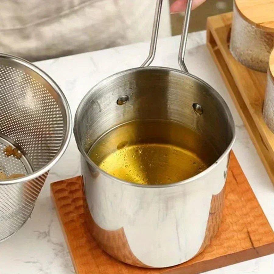 Friteuse Profonde 1200ML avec Passoire