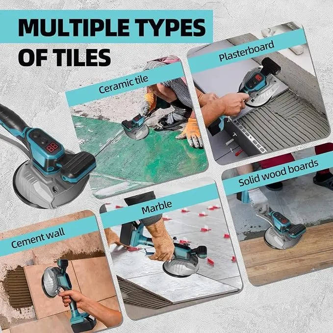 Outil de Succion et de Vibration pour Carrelage