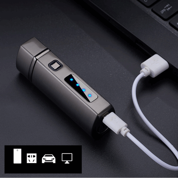 Briquet Torche Électrique avec Câble de Chargement Micro USB