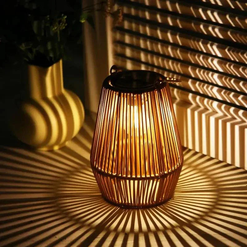 SolWeave | Durable Handwoven Outdoor Lamp for Every Resistance