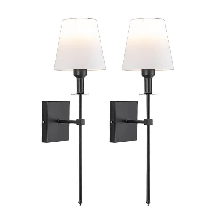 Ensemble de Lampes Murales Sans Fil Rechargeables (2 Pack) - Éclairage Intérieur et Extérieur Alimenté par Batterie pour la Maison, le Patio et le Jardin