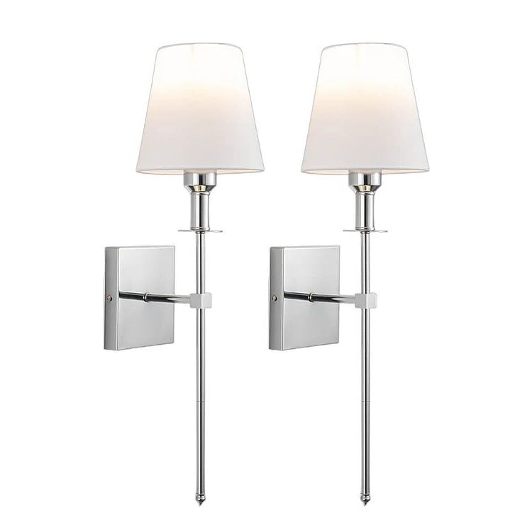 Ensemble de Lampes Murales Sans Fil Rechargeables (2 Pack) - Éclairage Intérieur et Extérieur Alimenté par Batterie pour la Maison, le Patio et le Jardin