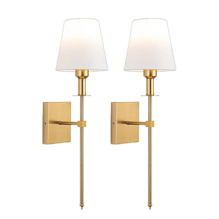 Ensemble de Lampes Murales Sans Fil Rechargeables (2 Pack) - Éclairage Intérieur et Extérieur Alimenté par Batterie pour la Maison, le Patio et le Jardin