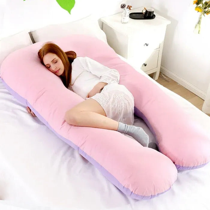 Coussin Corporel de Soutien Complet pour le Sommeil - Design Ergonomique pour la Grossesse, Douleurs aux Épaules et au Dos