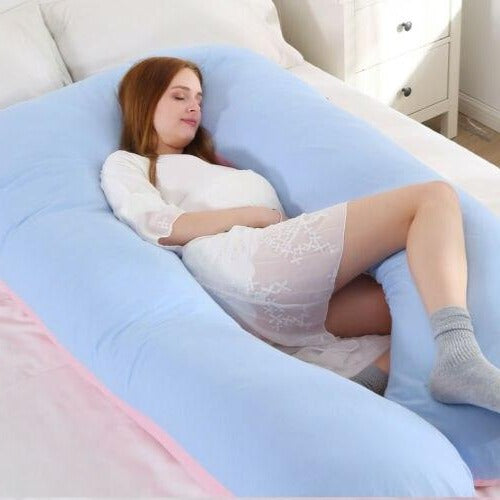 Coussin Corporel de Soutien Complet pour le Sommeil - Design Ergonomique pour la Grossesse, Douleurs aux Épaules et au Dos