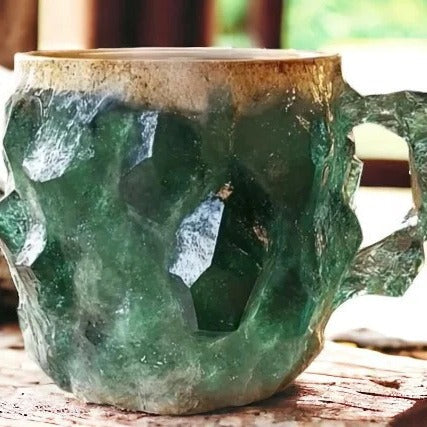 Tasses à café en cristal minéral