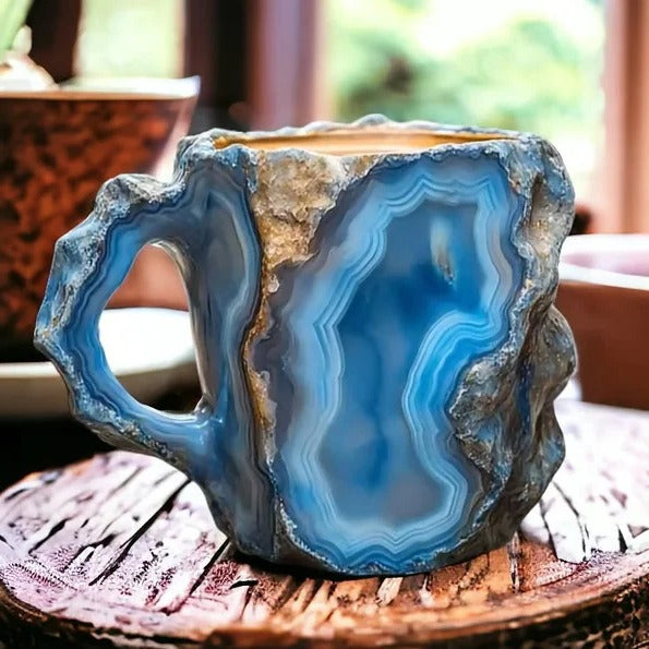 Tasses à café en cristal minéral