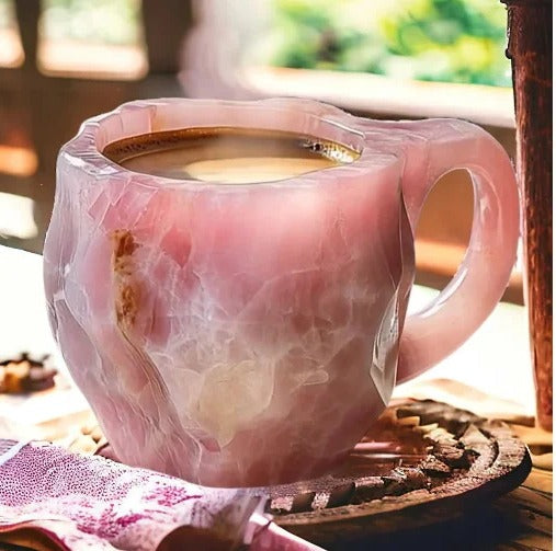 Tasses à café en cristal minéral