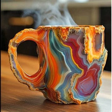 Tasses à café en cristal minéral