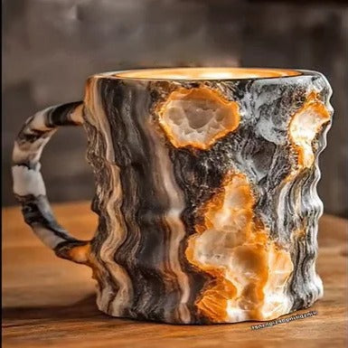 Tasses à café en cristal minéral