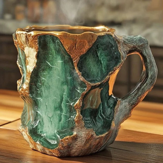 Tasses à café en cristal minéral