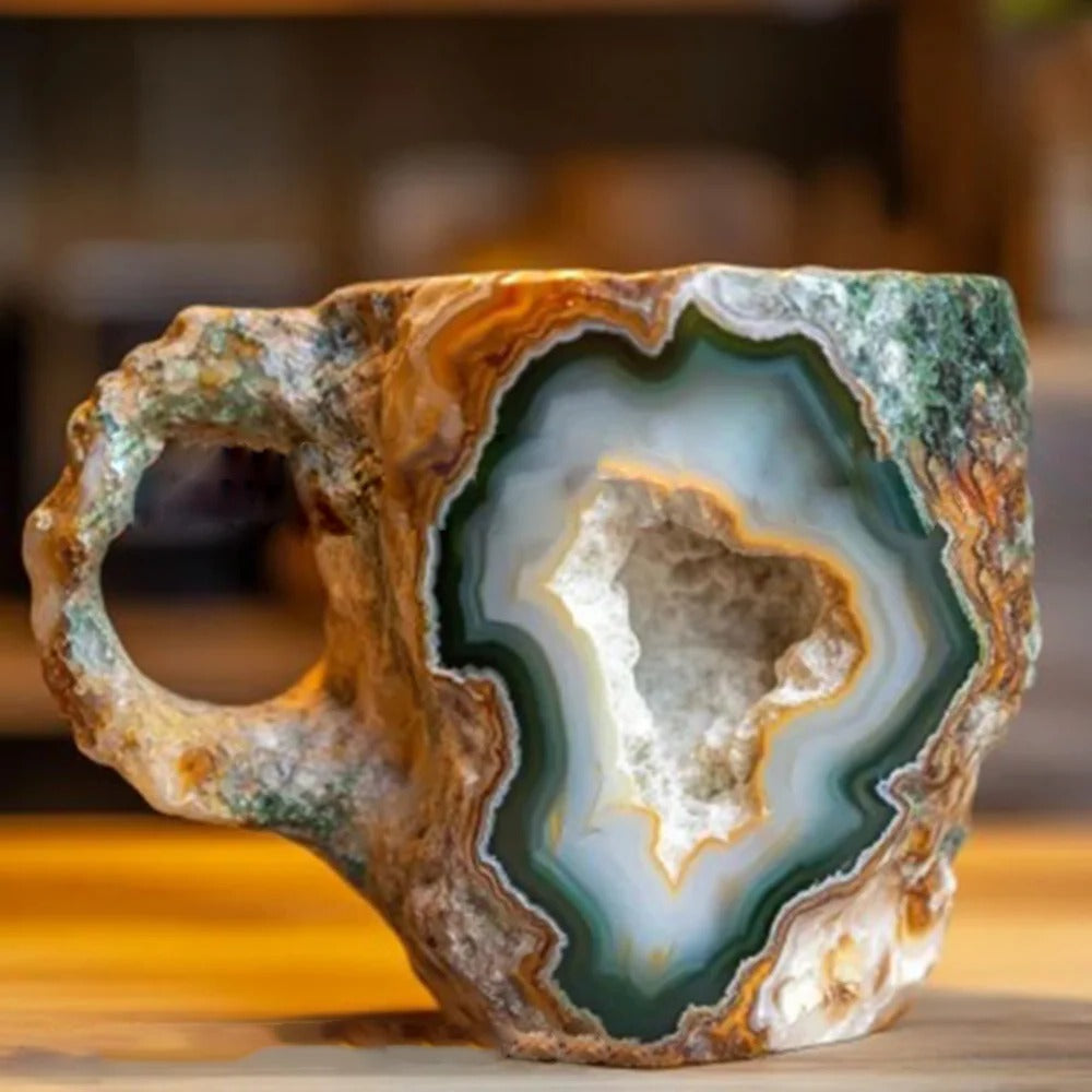 Tasses à café en cristal minéral