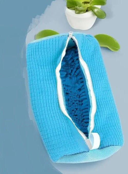 Sac de Lavage Réutilisable pour Chaussures - Sac de Lavage Zippé pour Machines à Laver, Kit de Nettoyage Parfait pour Sneakers et Tennis pour un Éclat Sans Saleté