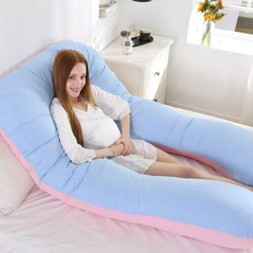 Coussin Corporel de Soutien Complet pour le Sommeil - Design Ergonomique pour la Grossesse, Douleurs aux Épaules et au Dos