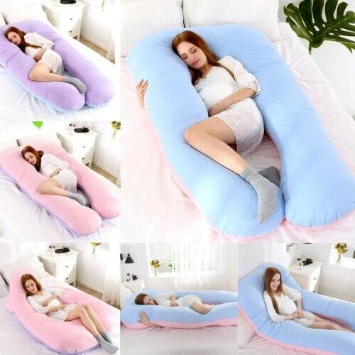 Coussin Corporel de Soutien Complet pour le Sommeil - Design Ergonomique pour la Grossesse, Douleurs aux Épaules et au Dos