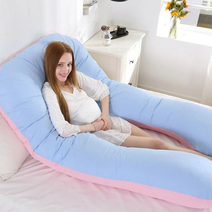 Coussin Corporel de Soutien Complet pour le Sommeil - Design Ergonomique pour la Grossesse, Douleurs aux Épaules et au Dos