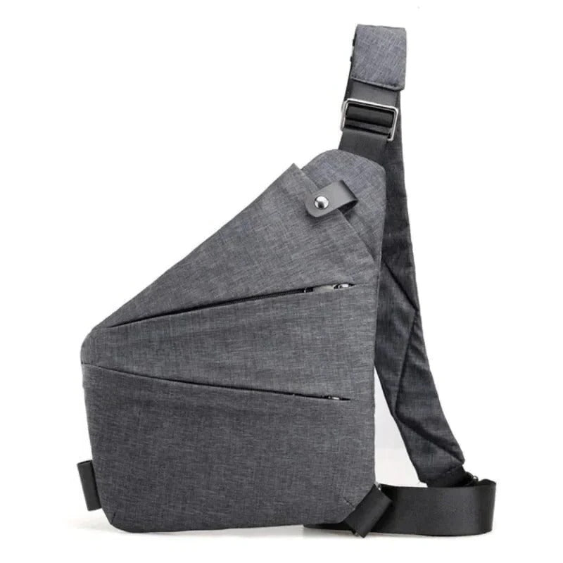 Unisex anti-theft shoulder bag