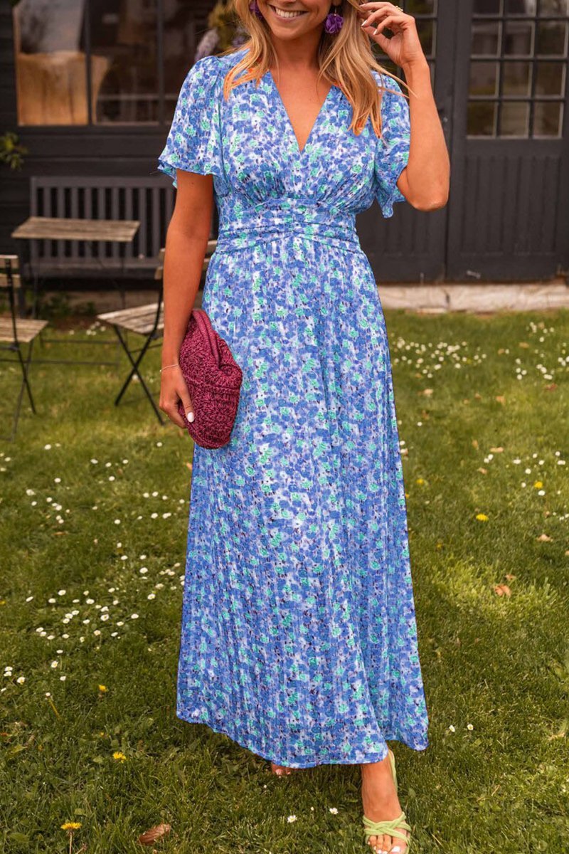 Amalfi | Robe longue à décolleté en V pour femmes