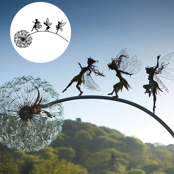 Sculptures de Jardin en Acier Féerique