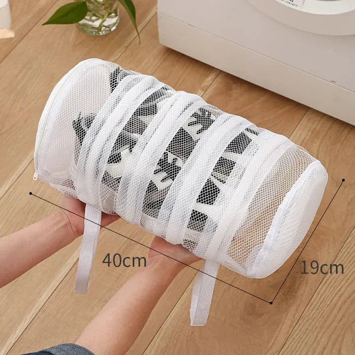 Sac de Lavage Réutilisable pour Chaussures - Sac de Lavage Zippé pour Machines à Laver, Kit de Nettoyage Parfait pour Sneakers et Tennis pour un Éclat Sans Saleté