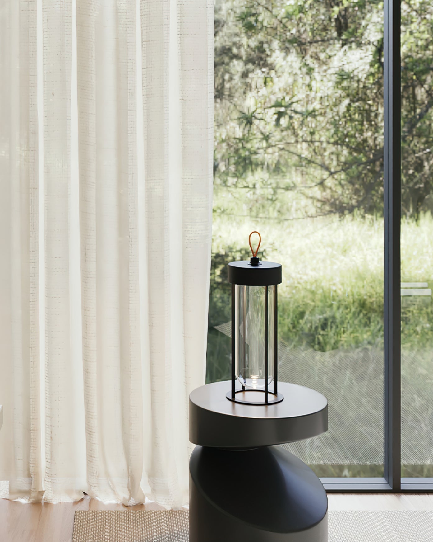 LumiBreeze - Compact Table Lamp with Dimmable LED