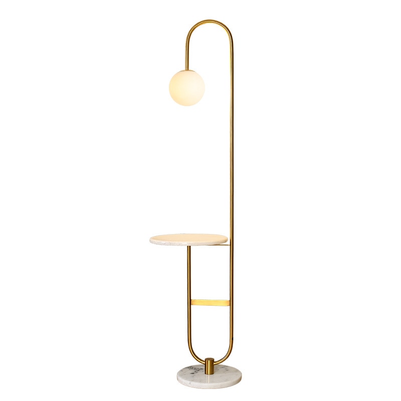 LumiTable - Nordic Floor Lamp with Integrated Table