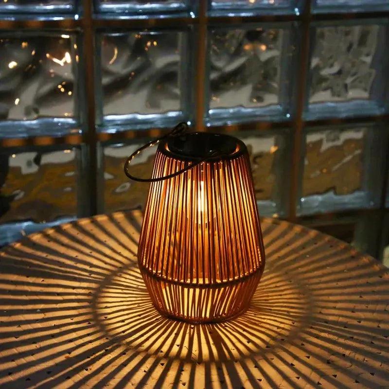 SolWeave | Durable Handwoven Outdoor Lamp for Every Resistance