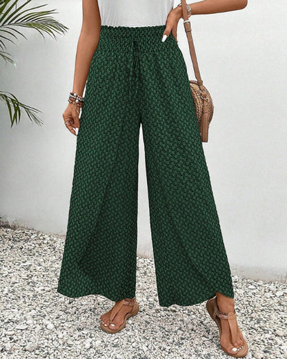 Sapphira | Pantalon femme avec imprimé géométrique