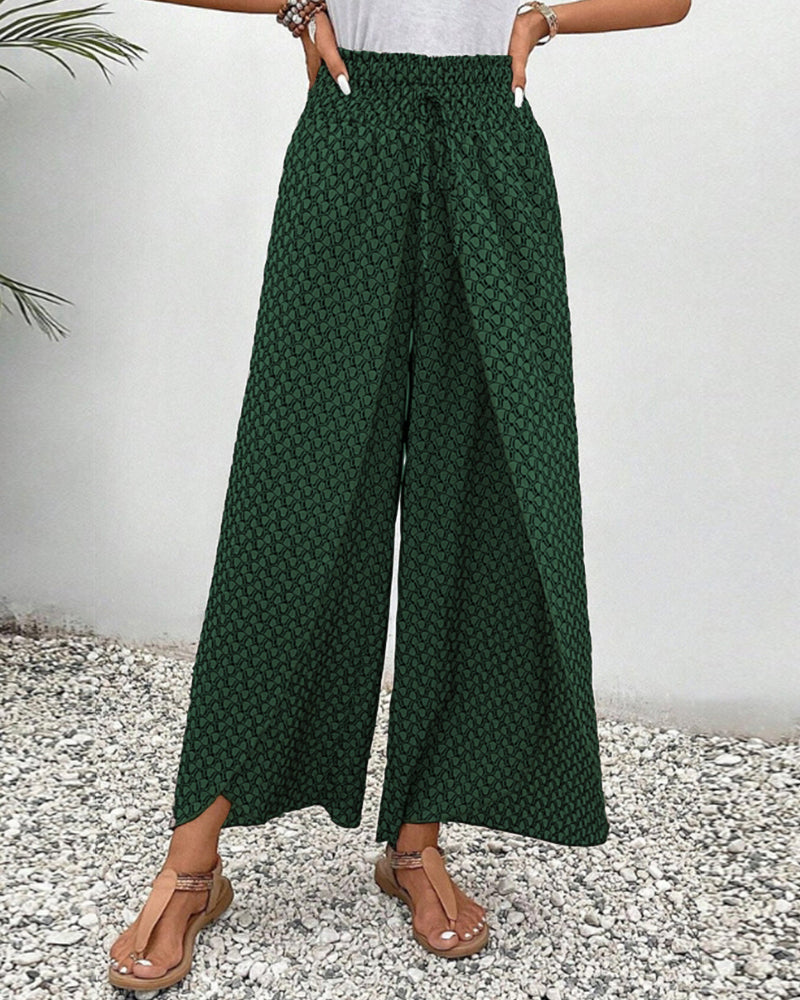 Sapphira | Pantalon femme avec imprimé géométrique