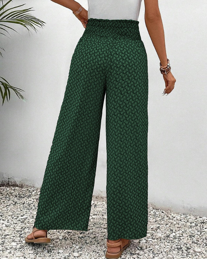 Sapphira | Pantalon femme avec imprimé géométrique
