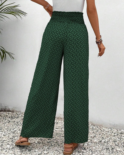 Sapphira | Pantalon femme avec imprimé géométrique