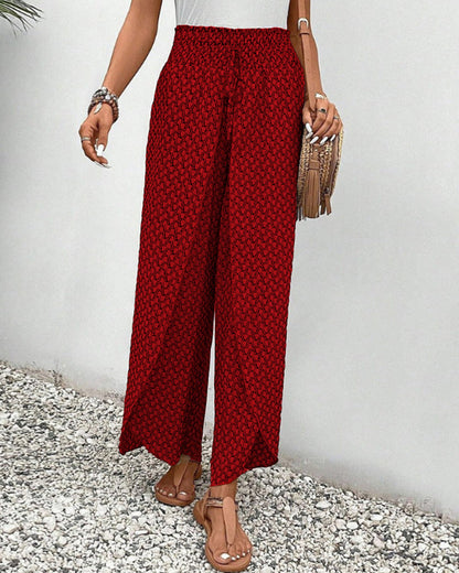 Sapphira | Pantalon femme avec imprimé géométrique