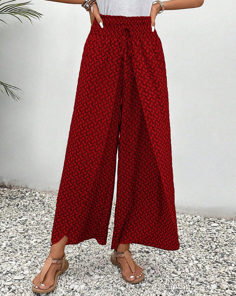Sapphira | Pantalon femme avec imprimé géométrique