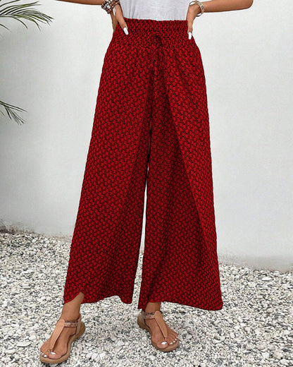 Sapphira | Pantalon femme avec imprimé géométrique