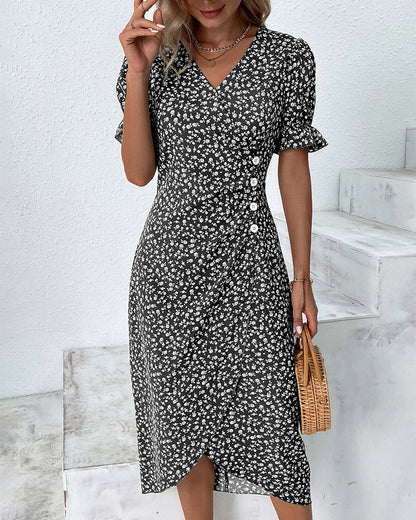 Evie | Robe Femme à Motif Floral