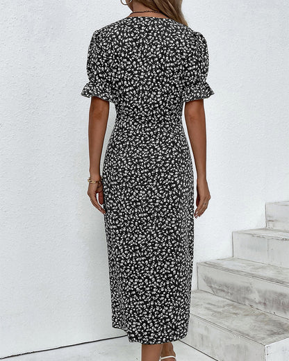 Evie | Robe Femme à Motif Fleuri