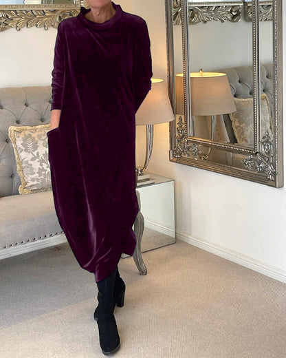 Rosie | Elegant dress with pockets for women