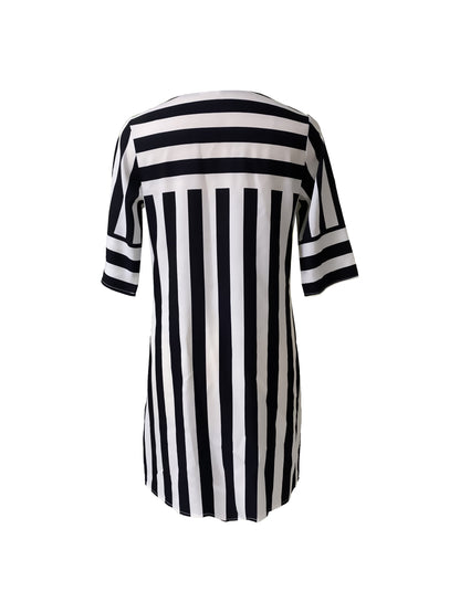 Pearlie | Elegant Striped Robe for Women