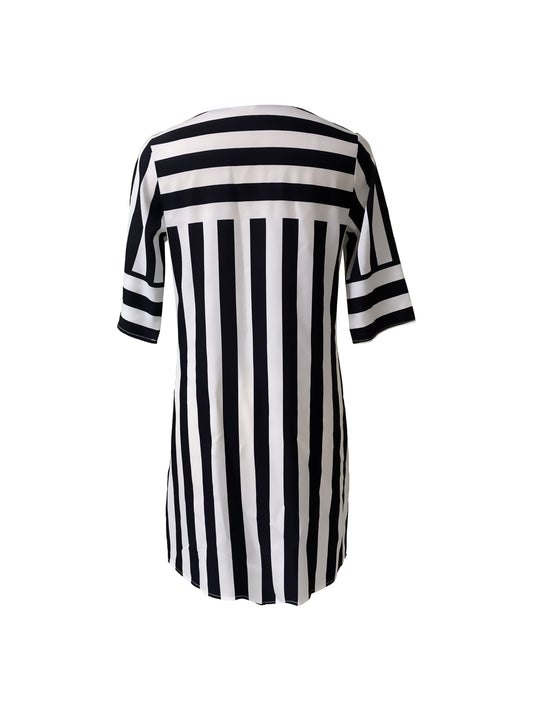 Pearlie | Robe élégante à rayures pour femmes