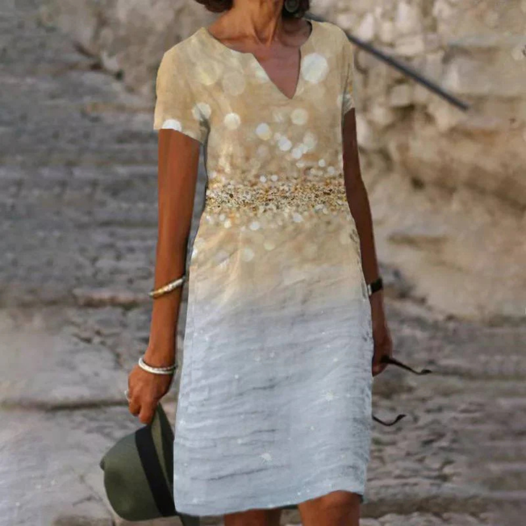 Robe d'été à fleurs pour femmes | Mini