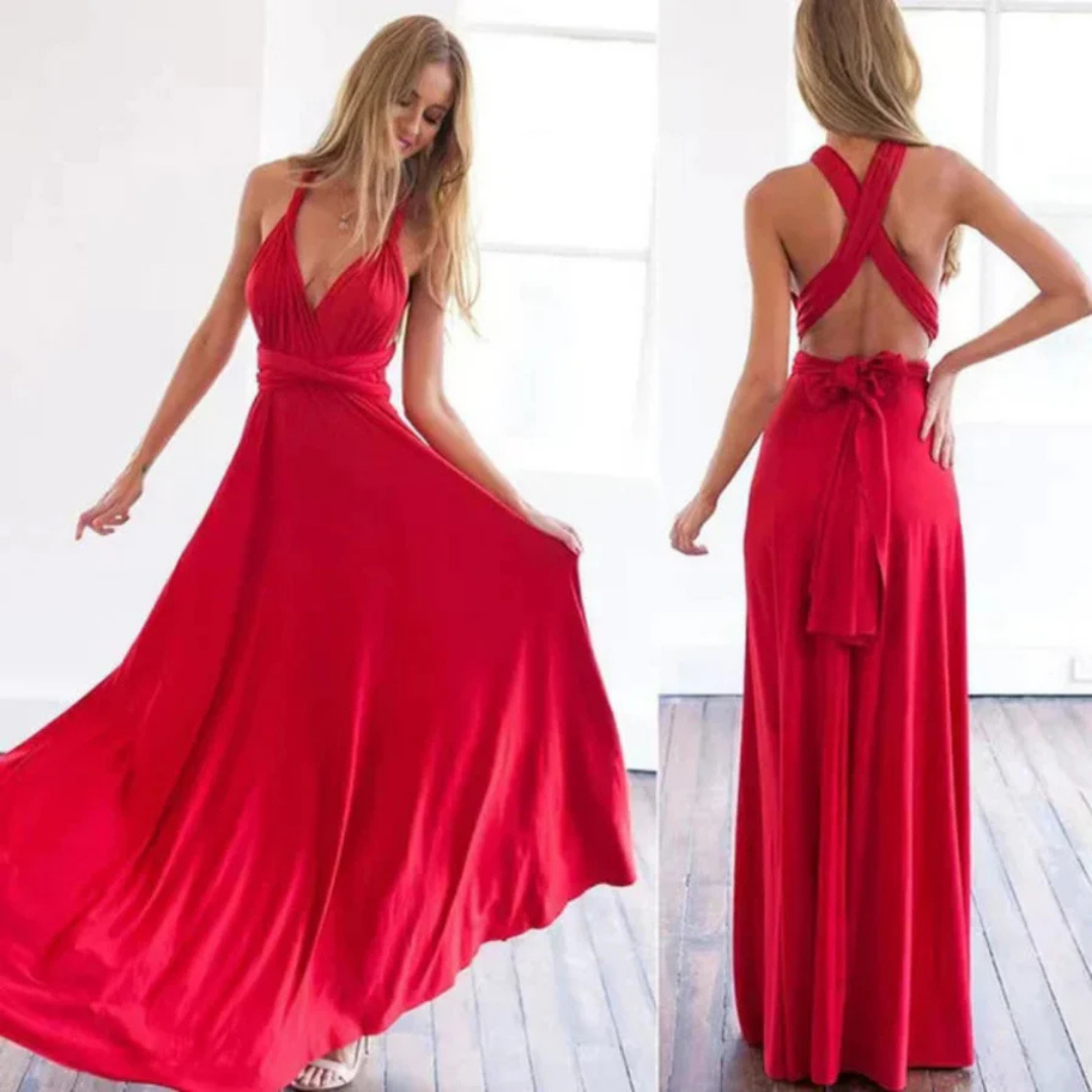 Wendy | Robe portefeuille avec bretelles