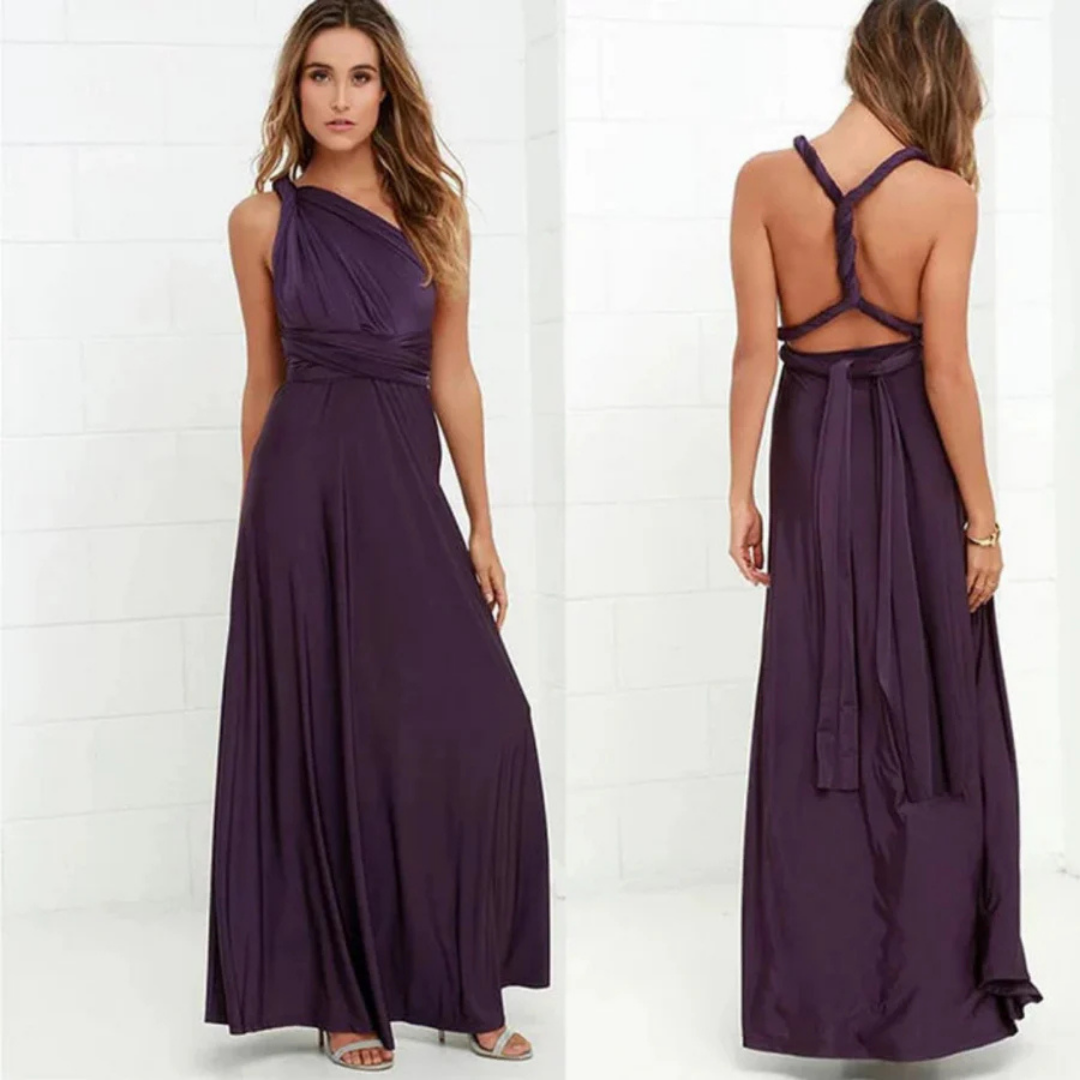 Wendy | Robe portefeuille avec bretelles